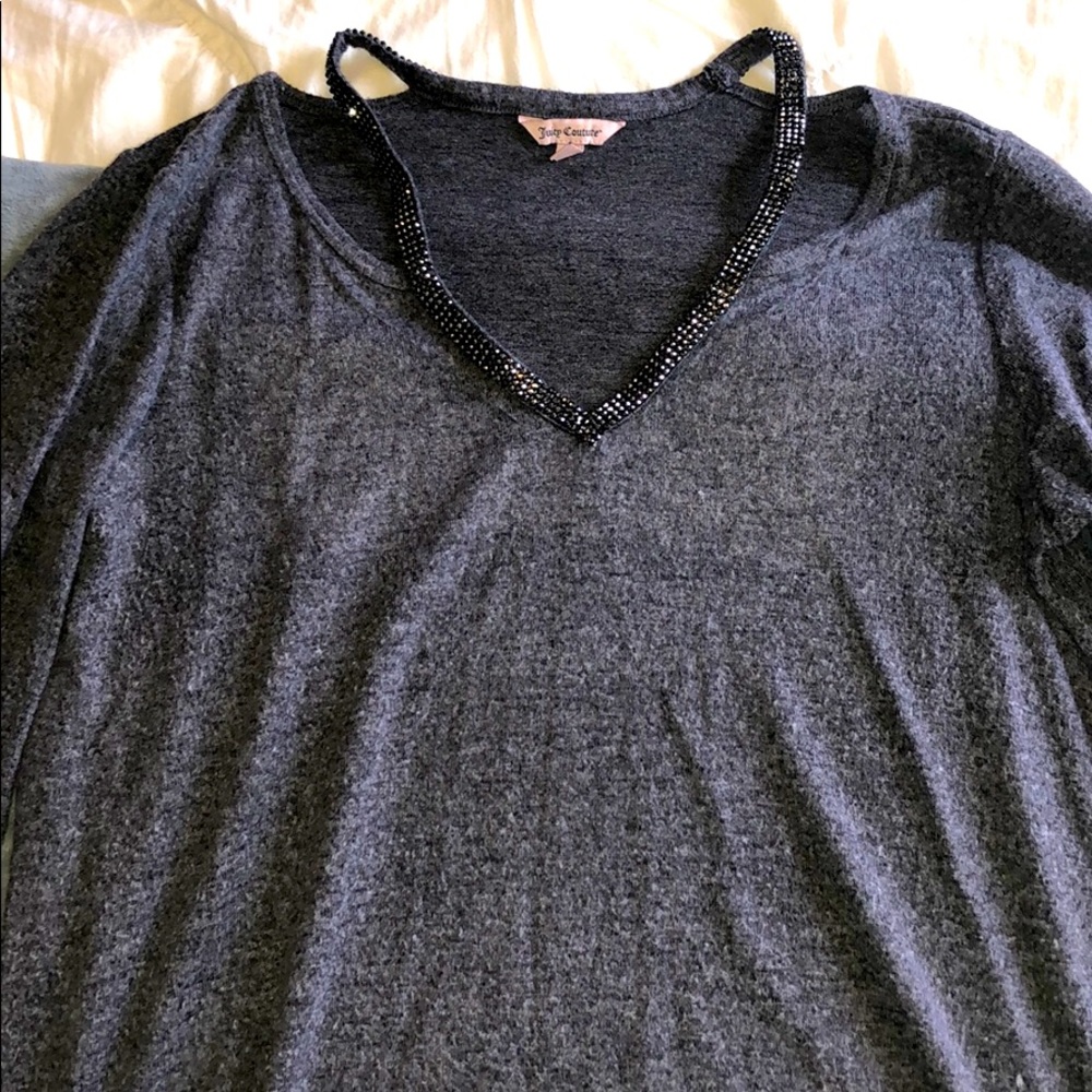 Large grey Juicy Couture sweater